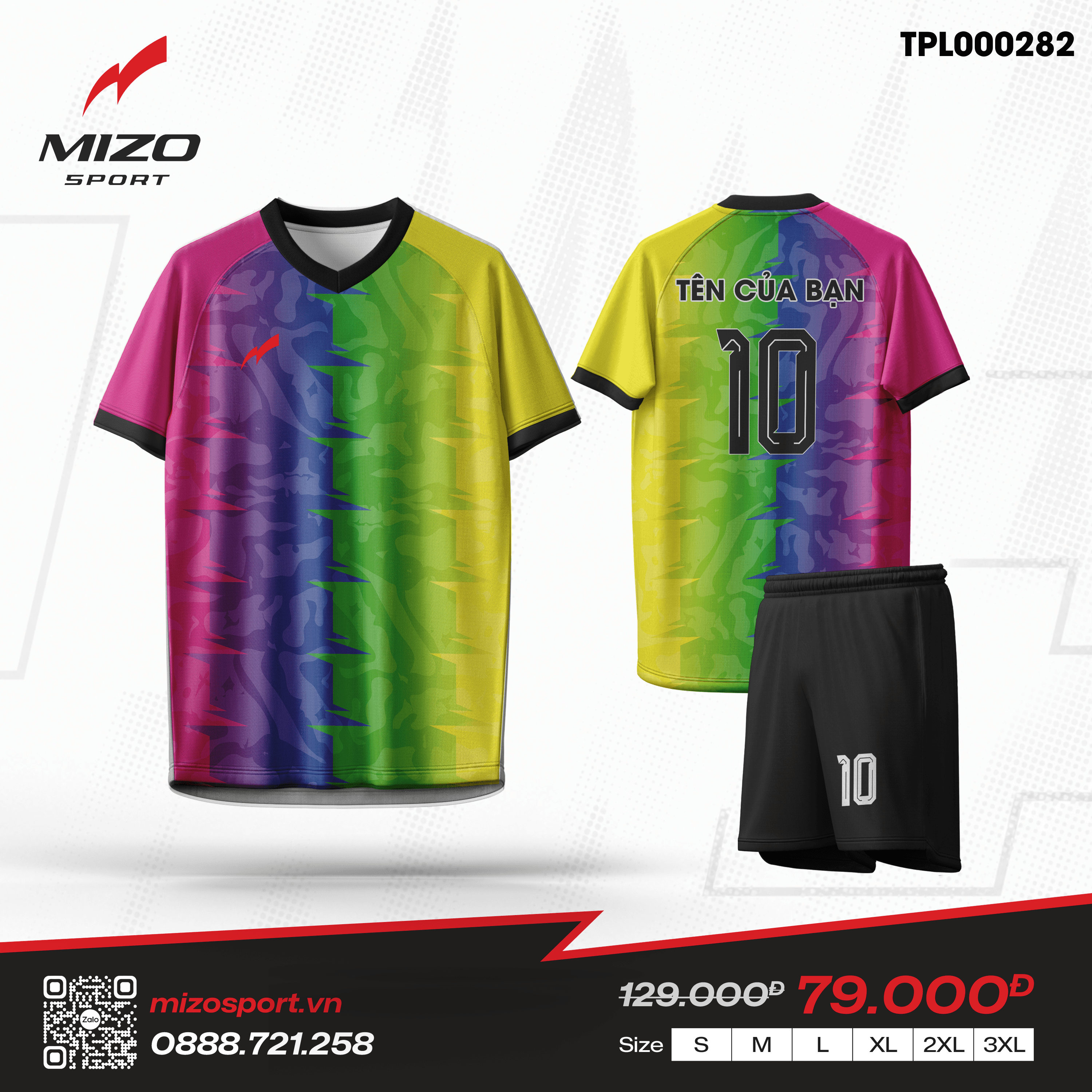 Áo bóng đá thiết kế TPL000282