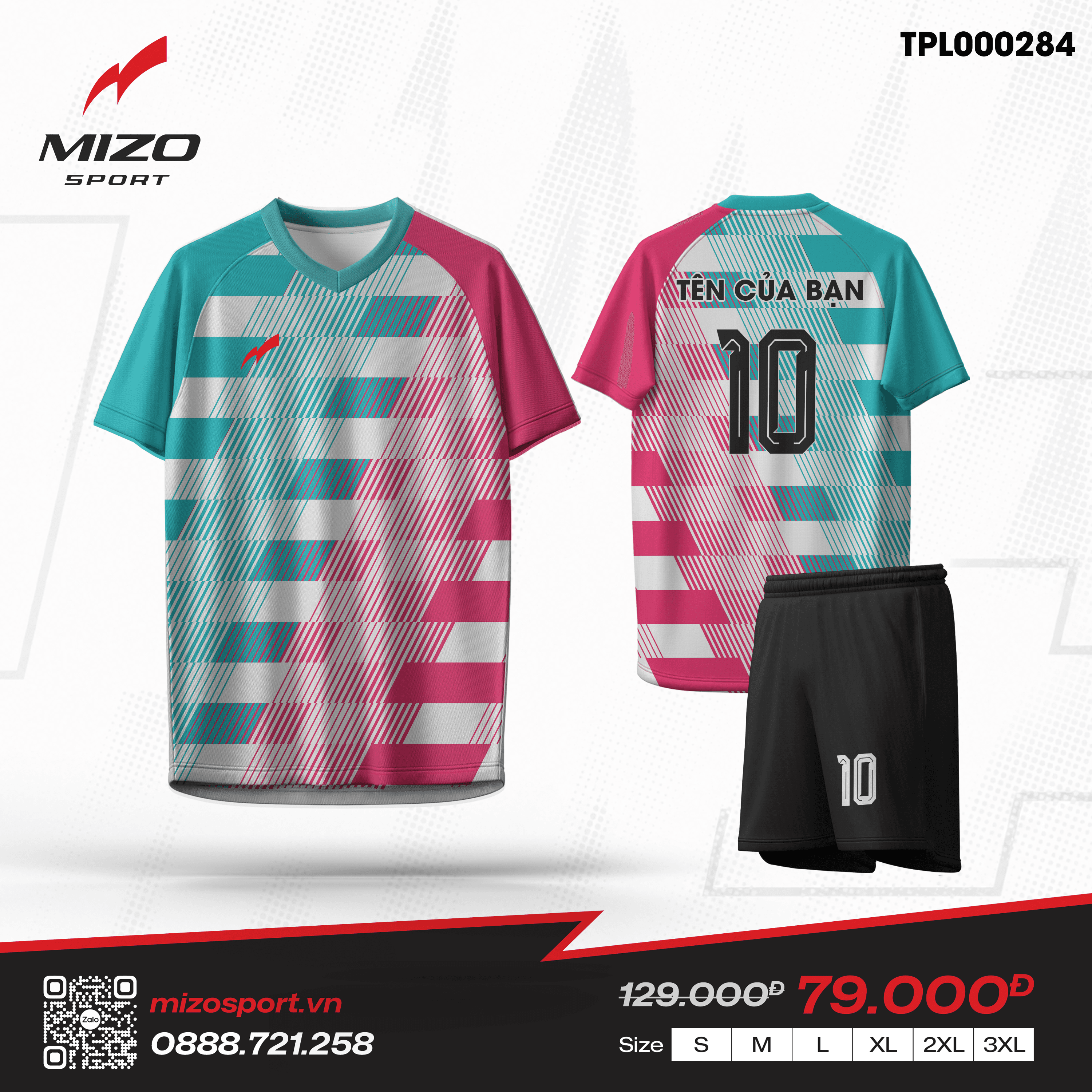 Áo bóng đá thiết kế TPL000284